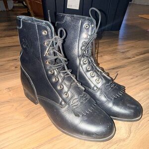 Ariat Kiltie Roper Heritage Leather Lace Riding size 8